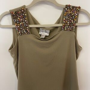 Joseph Ribkoff short sleeve green shirt